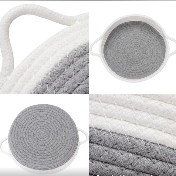 2 pack Cotton Rope Baskets - Picture 4 of 6